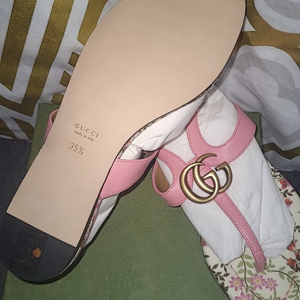 Gucci Womens Double G Sandal